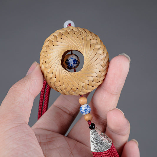 Car mirror hanger Bamboo car charm by Herisoul