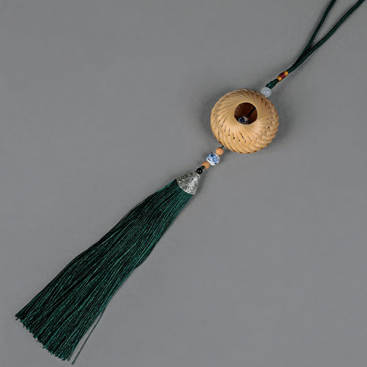 Car mirror hanger Bamboo car charm by Herisoul